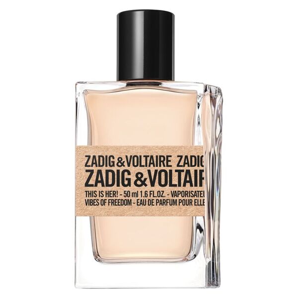 zadig & voltaire this is here! vibes of freedom eau de parfum pour elle 50 ml