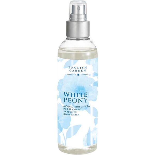 atkinsons english garden acqua profumata per il corpo white peony 200 ml