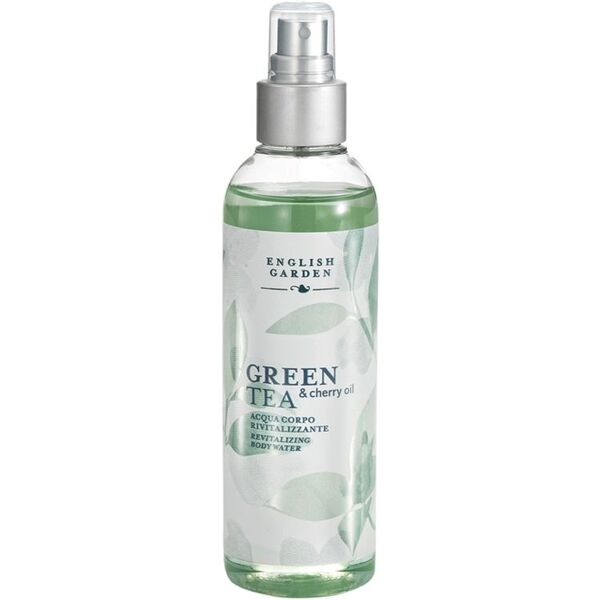 atkinsons english garden acqua corpo rivitalizzante green tea & cherry oil 200 ml