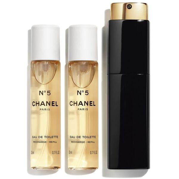 chanel n°5 eau de toilette vaporizzatore da borsetta 60 ml (3 x 20 ml)