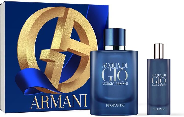 armani cofanetto regalo acqua di giò profondo eau de parfum