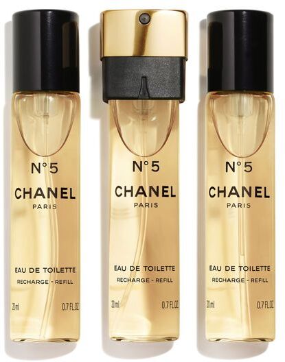 Chanel N°5 Eau De Toilette Vaporizzatore Da Borsetta 60 ML (3 x 20 ML)