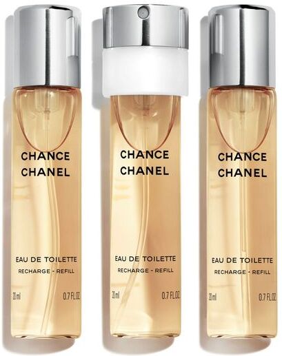 Chanel Chance Eau De Toilette Vaporizzatore Twist & Spray 60 ML (3 x 20 ML)