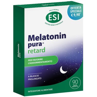 ESI Melatonin Pura Retard Integratore Alimentare Tavolette 90 PZ ESI Melatonin Pura Retard Integratore Alimentare Tavolette 90 PZ