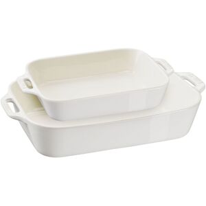 Staub Ceramique Set di pirofile rettangolare - 2-pz., avorio