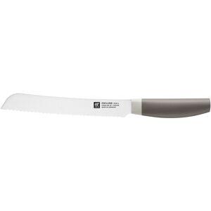 zwilling now s coltello da pane seghettato - 20 cm, grigio