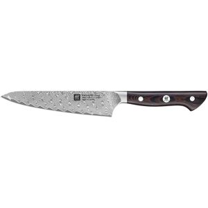 zwilling tanrei coltello chef compact liscio - 14 cm, marrone