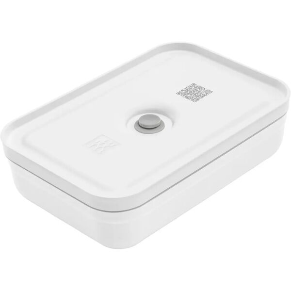 zwilling fresh & save lunch box sottovuoto l piatto, plastica, bianco-grigio