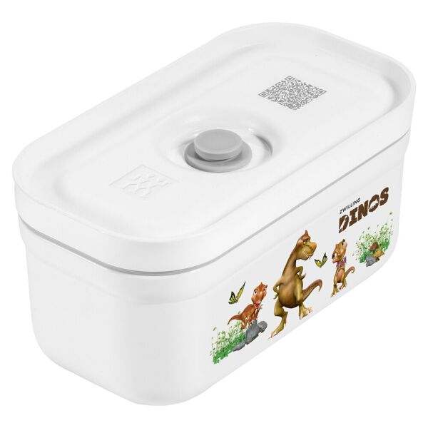 zwilling fresh & save lunch box sottovuoto s, plastica, bianco-grigio