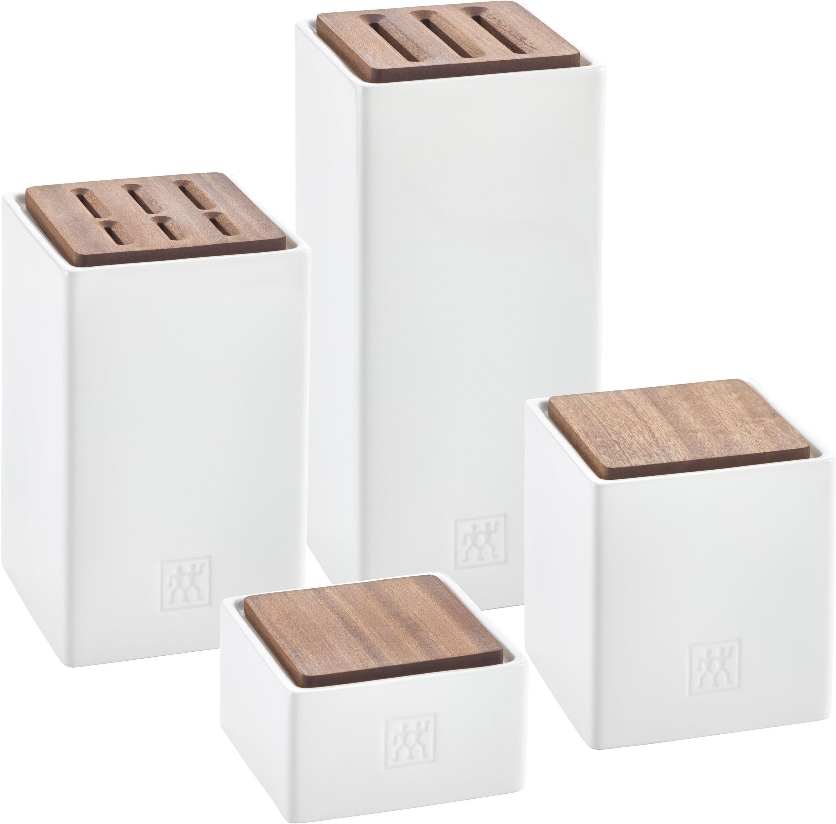 zwilling set ceppo verticale quadrato - 4-pz., ceramica