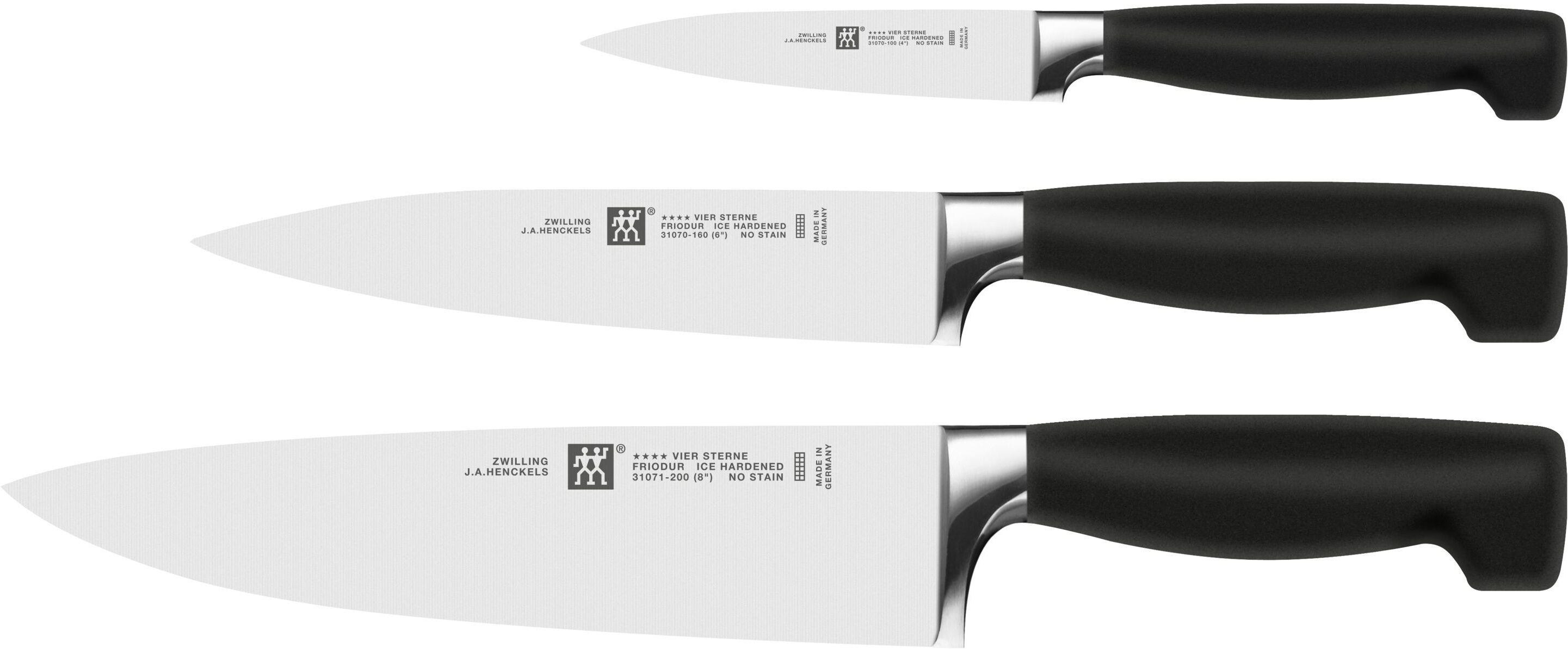 zwilling **** four star set di coltelli - 3-pz.