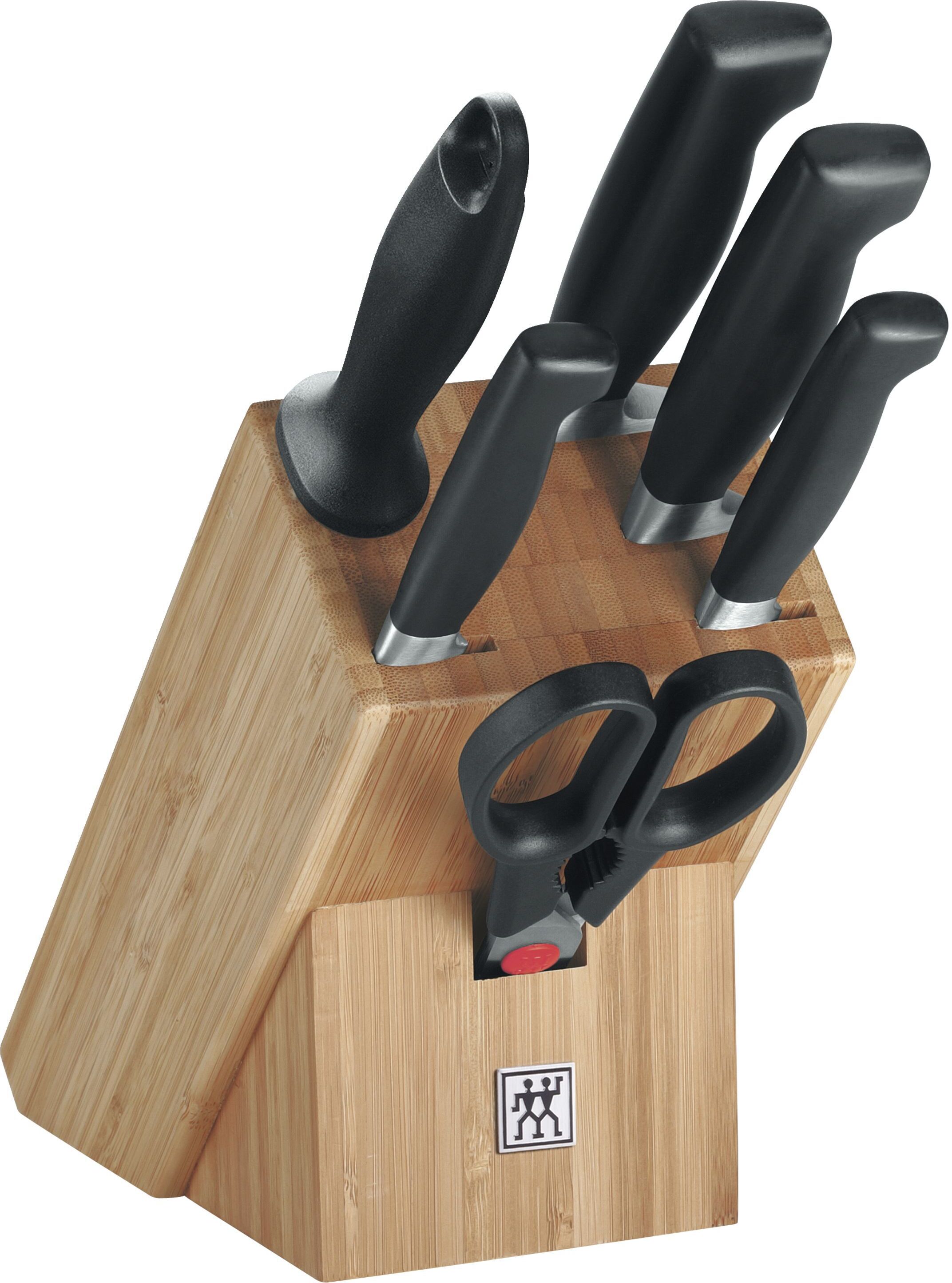 ZWILLING **** Four Star Set di coltelli con ceppo - 7-pz., naturale