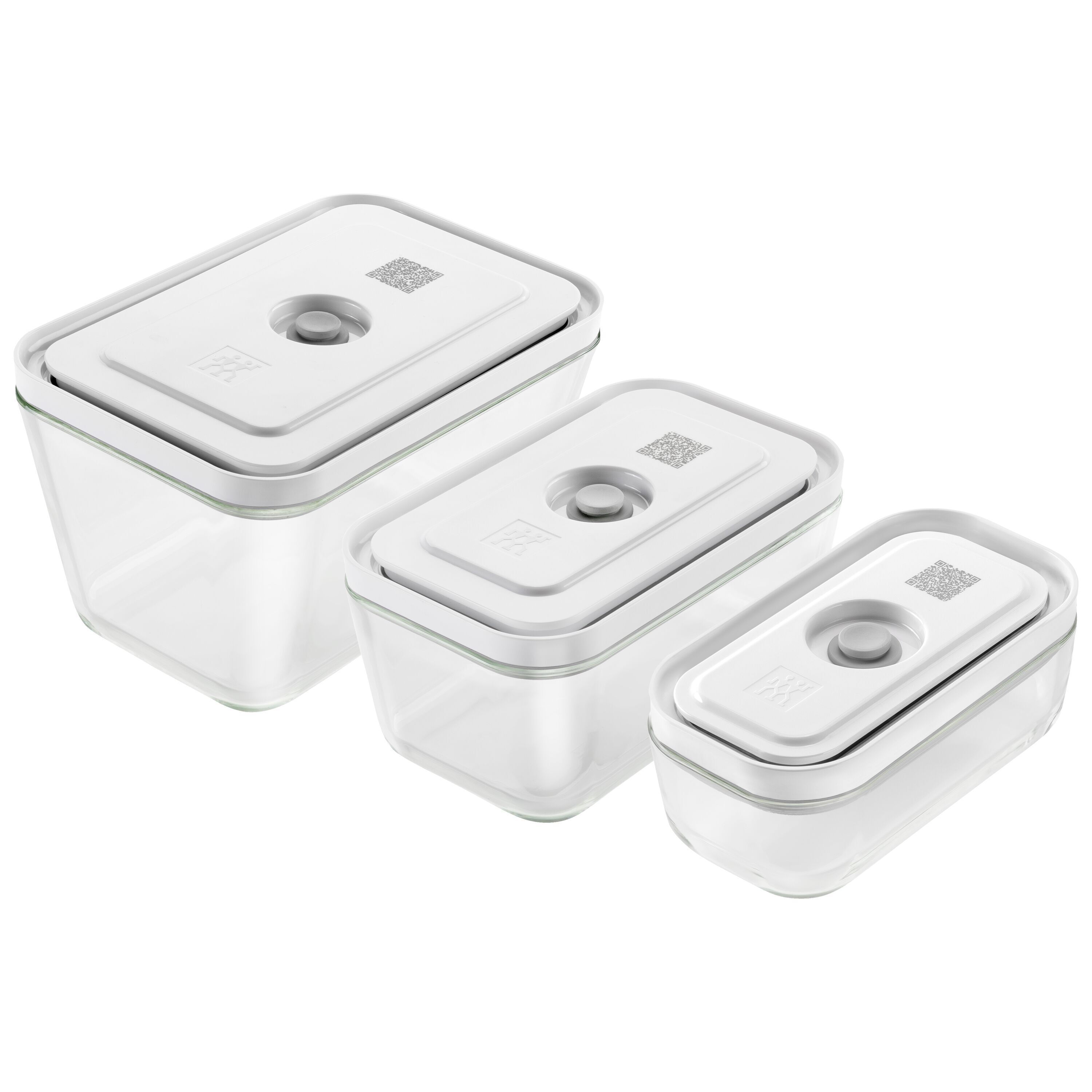 ZWILLING Fresh & Save Set di contenitori, S/M/L / 3-pz., grigio