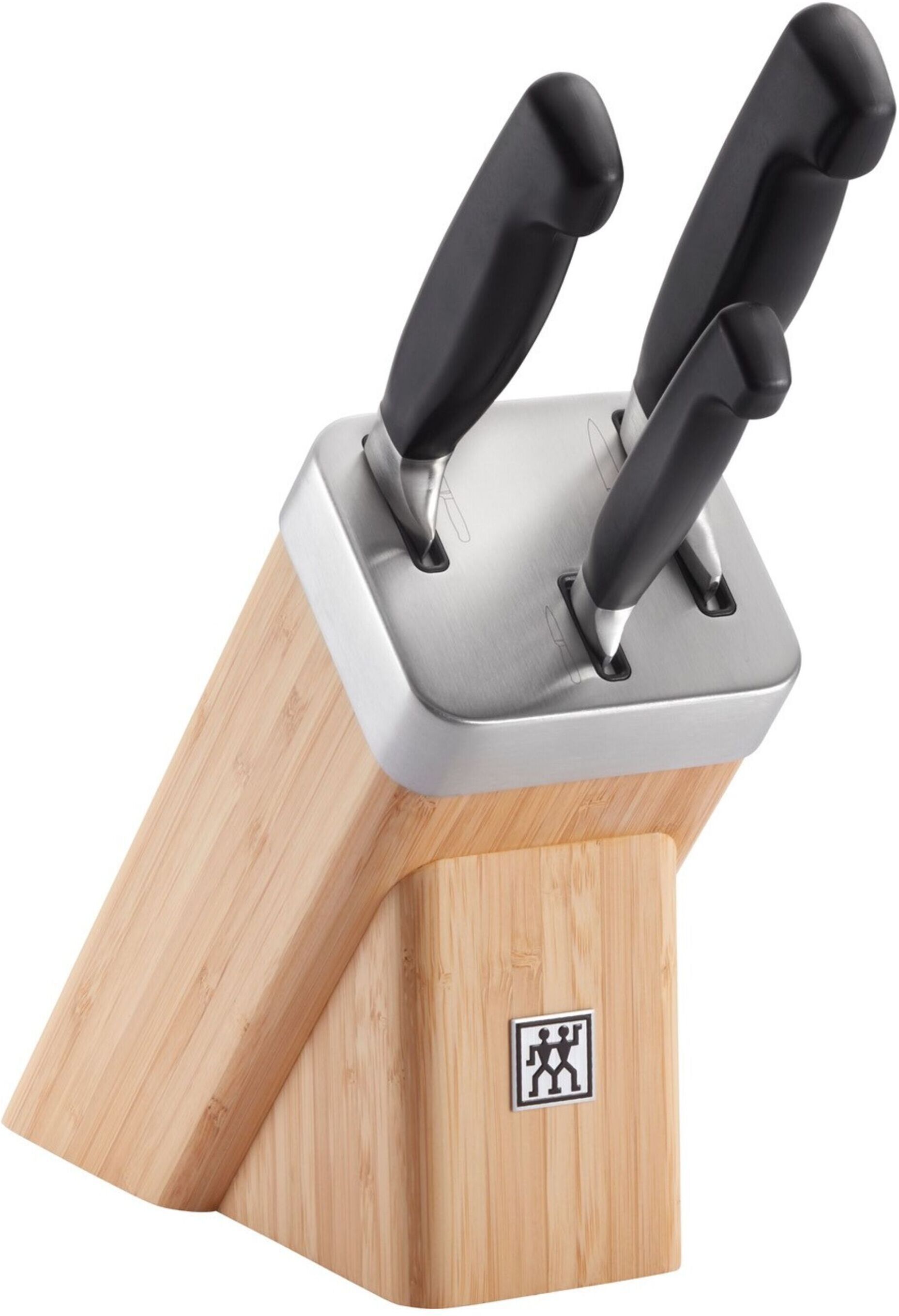 ZWILLING **** Four Star Set di coltelli con ceppo sistema autoaffilante - 4-pz., bambù