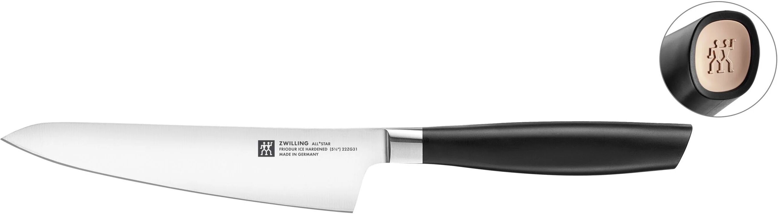 ZWILLING All * Star Coltello Chef compact 14 cm, rosegold