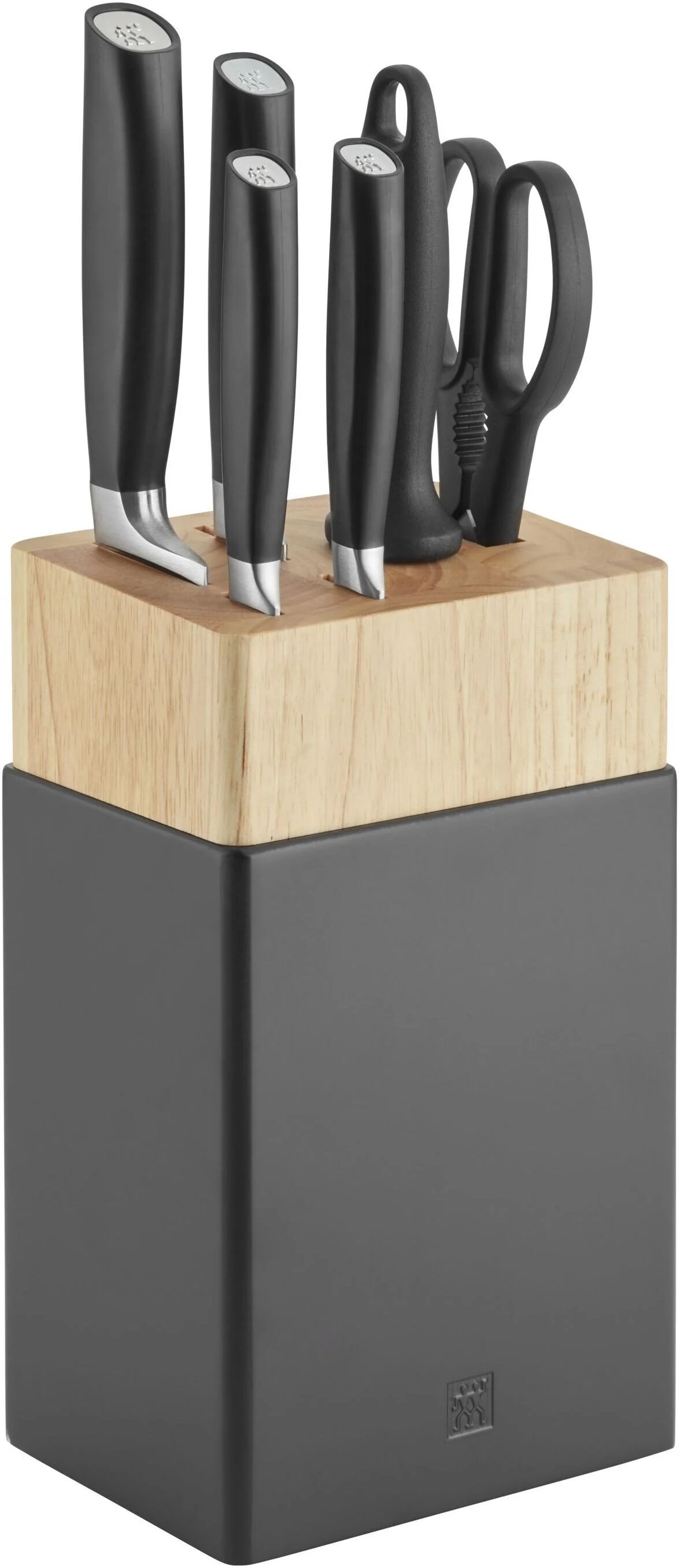 ZWILLING All * Star Set di coltelli con ceppo - 7-pz., nero