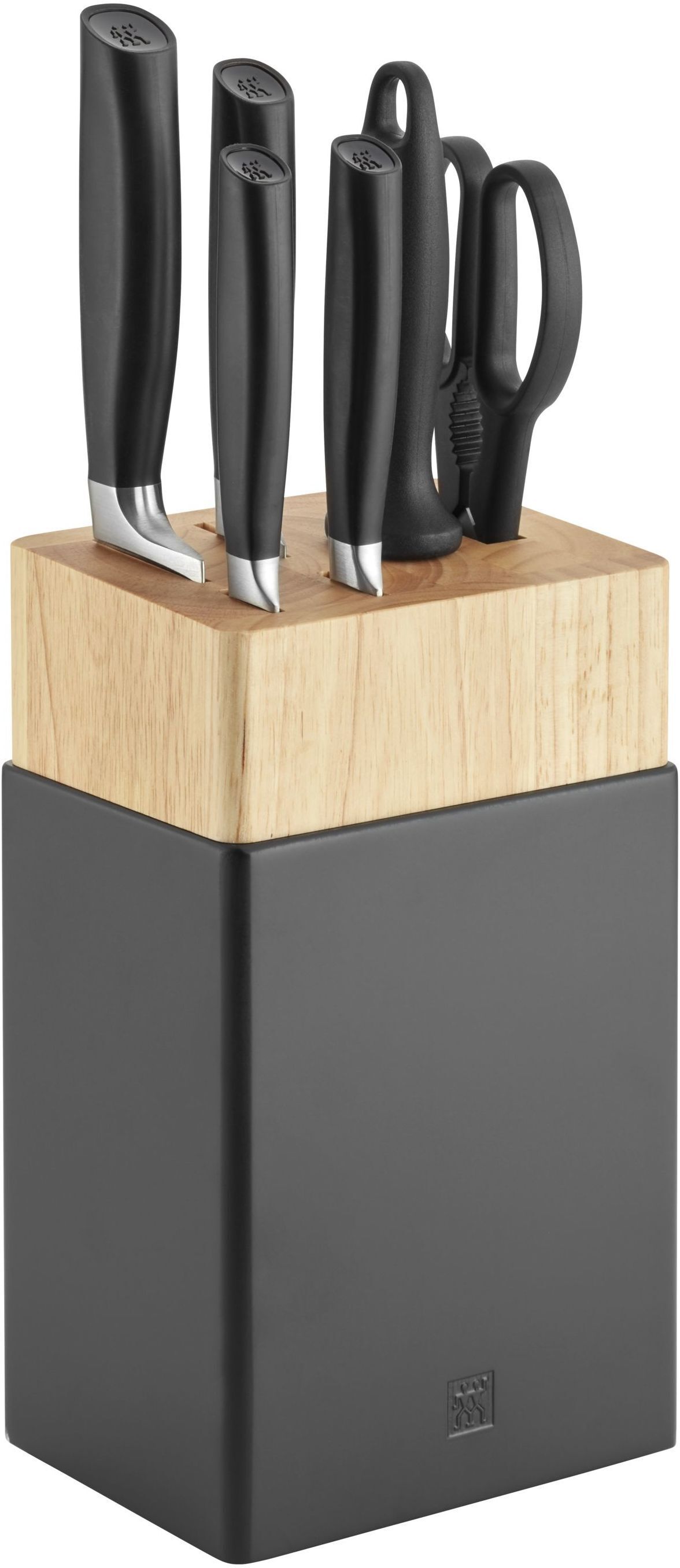 ZWILLING All * Star Set di coltelli con ceppo - 7-pz., nero