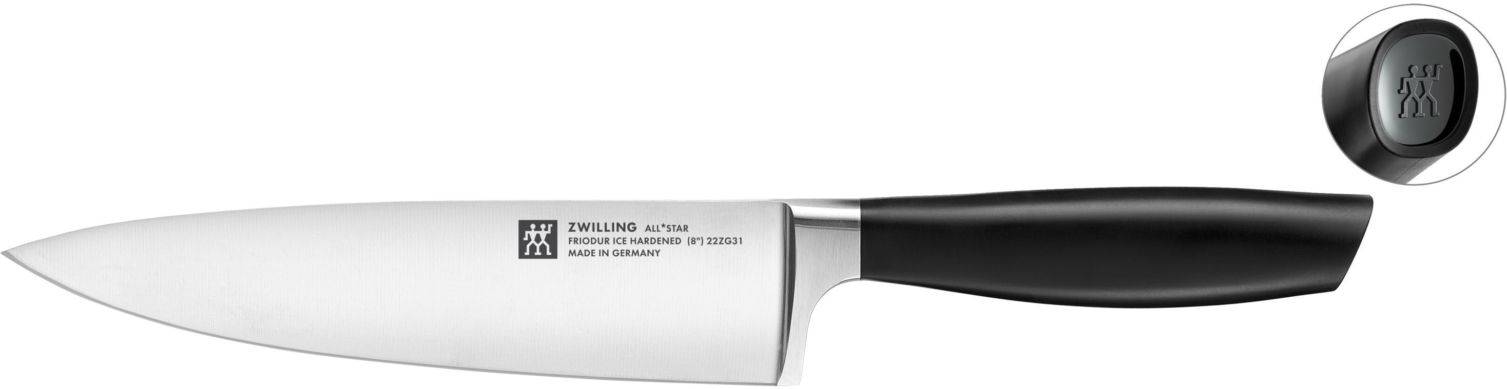 ZWILLING All * Star Coltello da cuoco 20 cm, nero