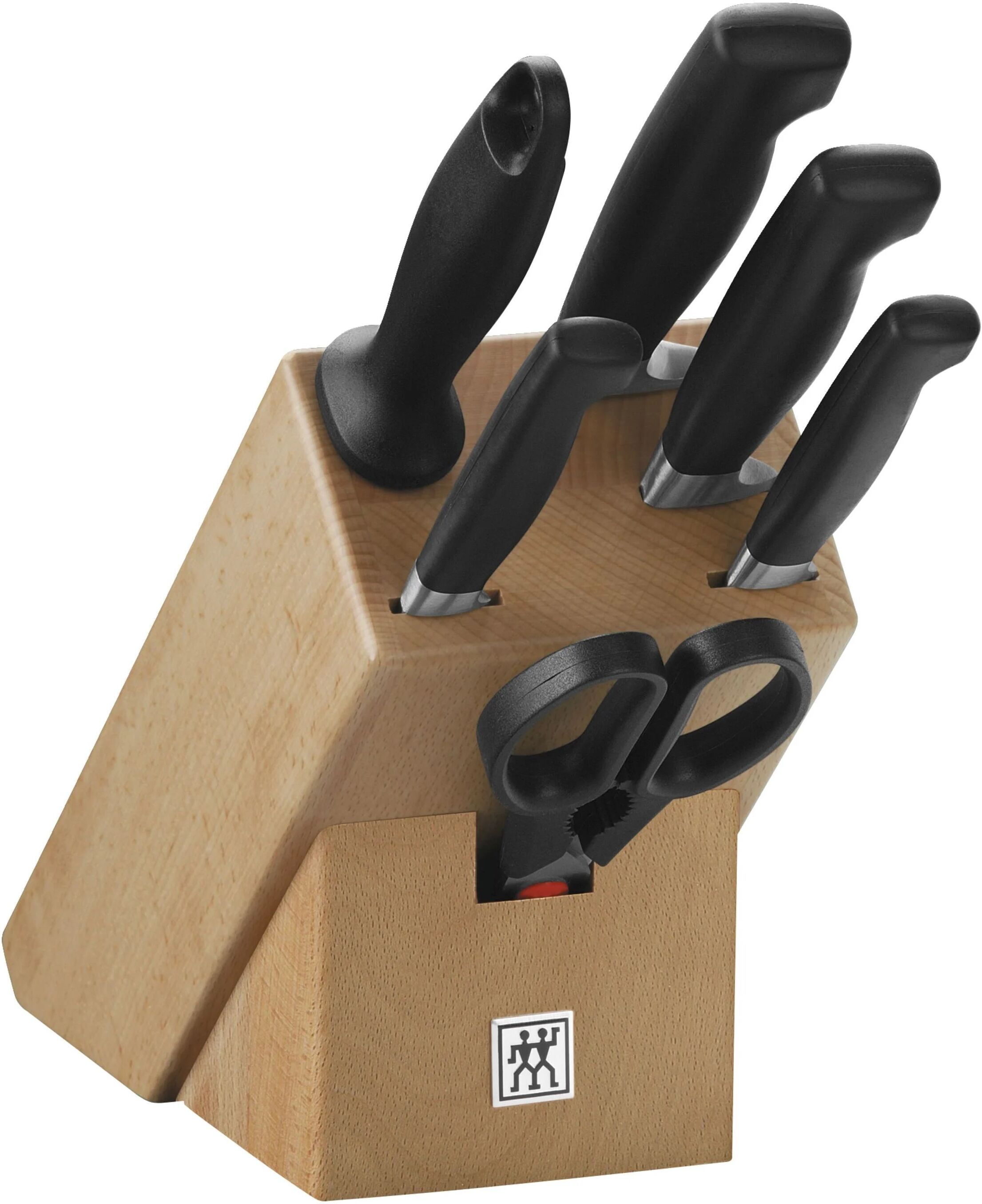 ZWILLING **** Four Star Set di coltelli con ceppo - 7-pz., naturale