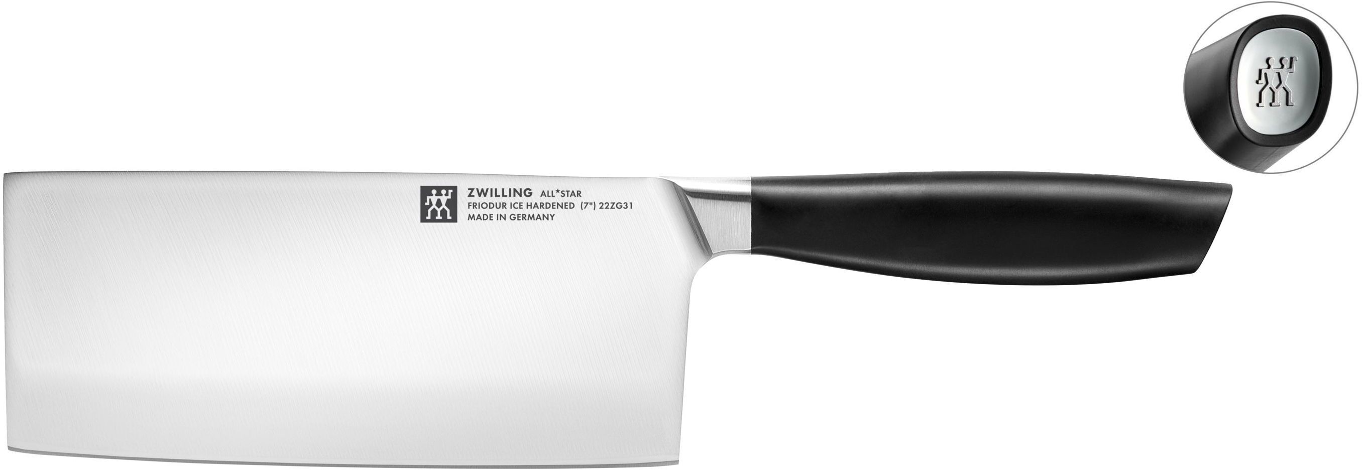 ZWILLING All * Star Coltello da cuoco modello cinese 18 cm, argento