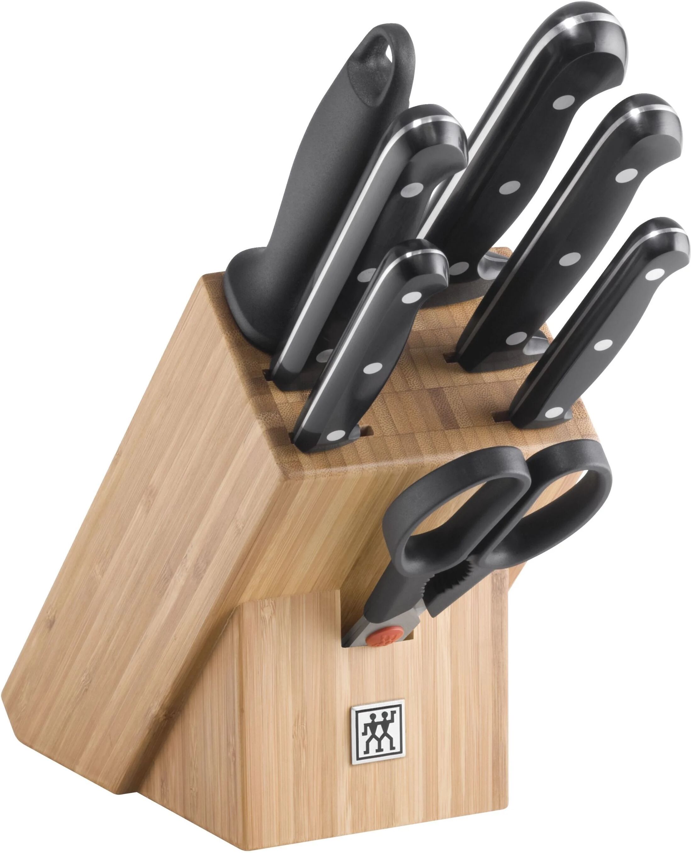 ZWILLING TWIN Chef 2 Set di coltelli con ceppo - 8-pz., naturale