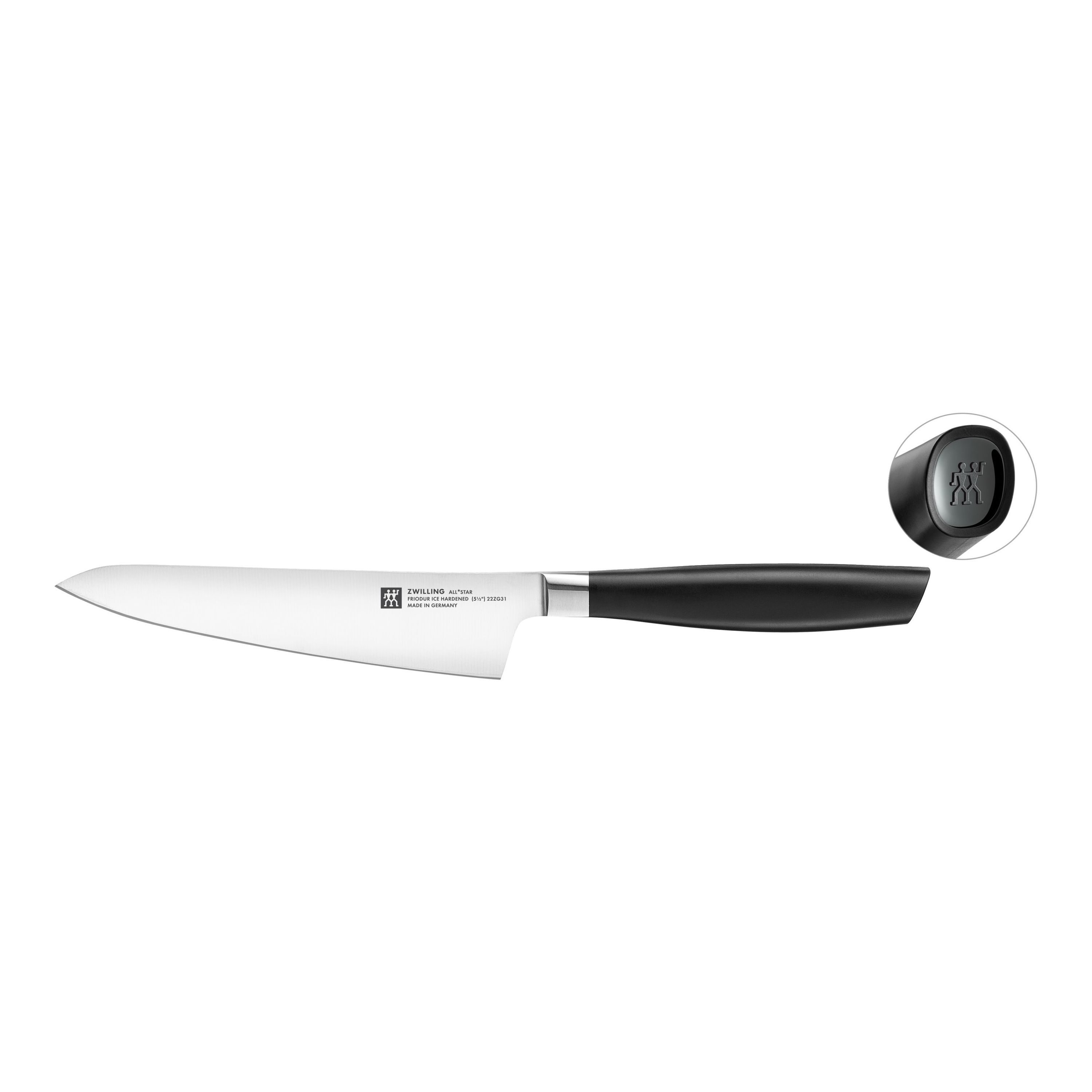 ZWILLING All * Star Coltello Chef compact 14 cm, nero