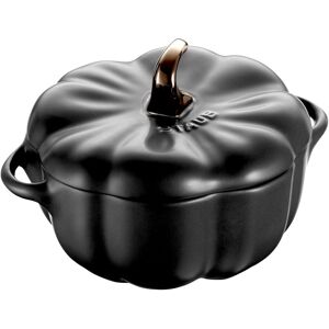 Staub Ceramique Cocotte zucca - 12 cm, Nera