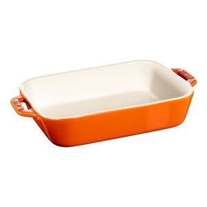 Staub Ceramique Pirofila rettangolare - 20 x 16 cm, arancione