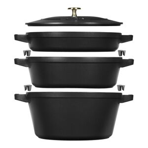 Staub Stackable Set di pentole - 3-pz.