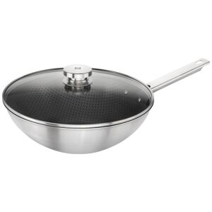 ZWILLING Joy Plus Wok - 30 cm, 18/10 acciaio inossidabile, Permaresist Ultra