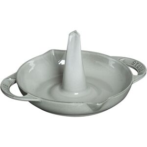 staub specialities cuocipollo - 24 cm, grigio grafite