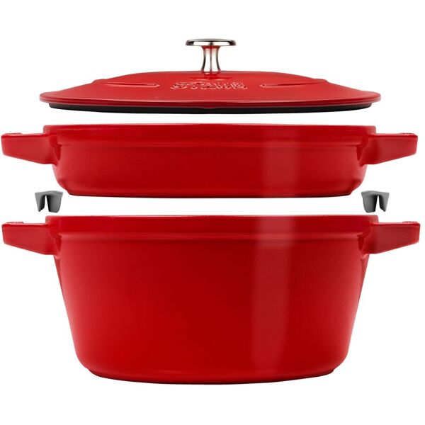 staub stackable set di pentole - 2-pz.