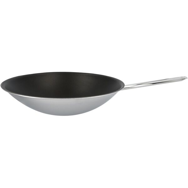 demeyere controlinduc x wok fondo tondo - 36 cm, 18/10 acciaio inossidabile, duraslide