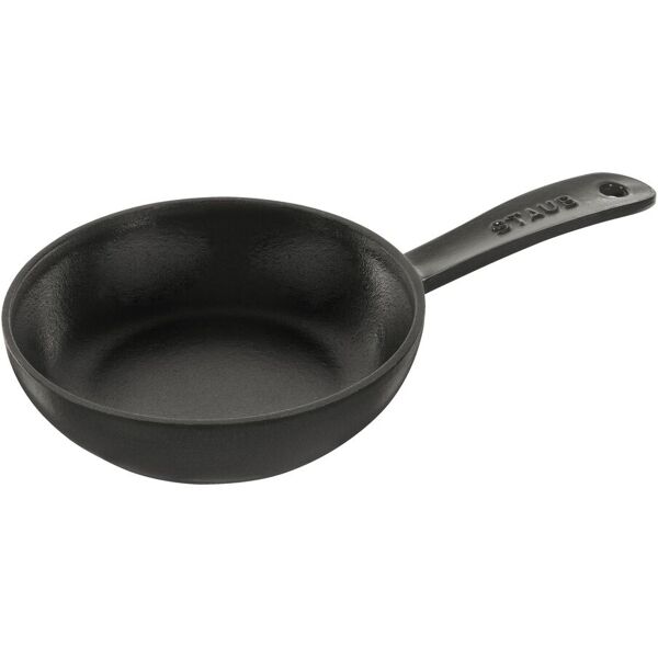 staub pans padella - 16 cm, ghisa, black matt