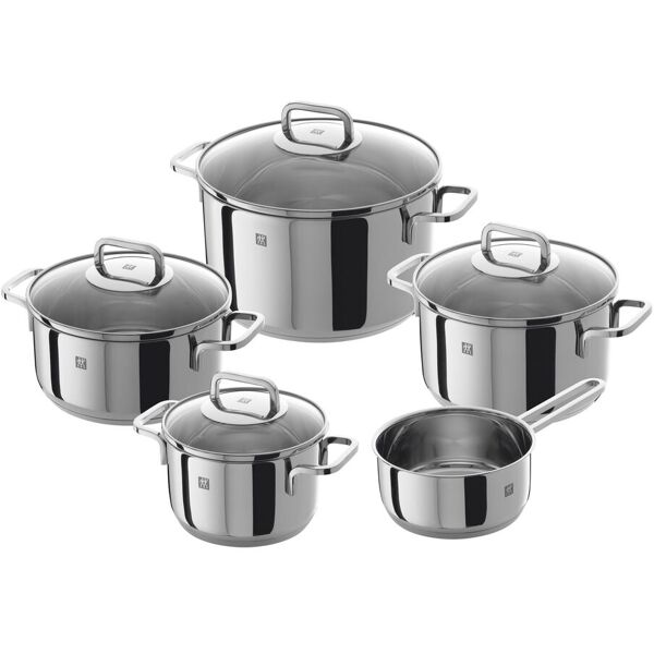 zwilling quadro set di pentole - 5-pz., 18/10 acciaio inossidabile