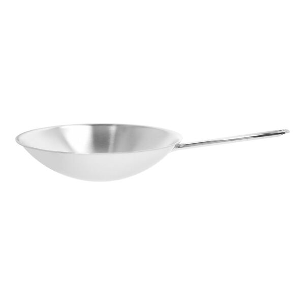 demeyere apollo 7 wok fondo tondo - 36 cm, 18/10 acciaio inossidabile