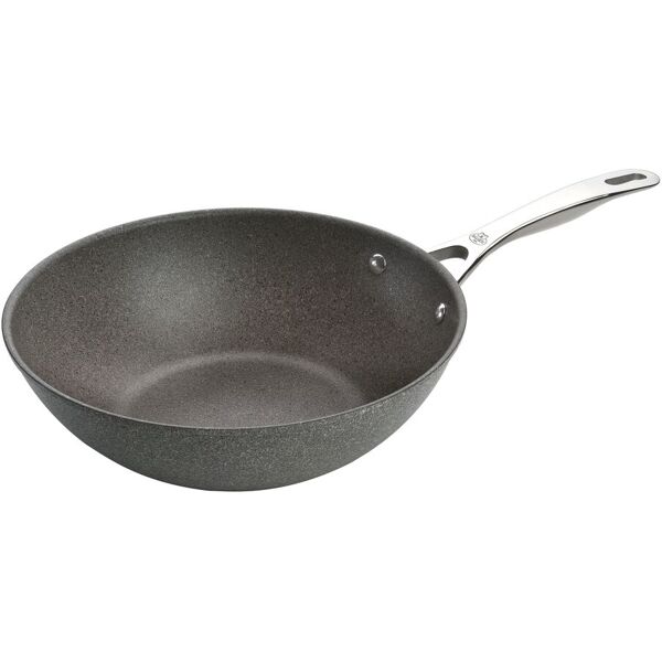 ballarini salina wok - 30 cm, alluminio, granitium titanium extreme