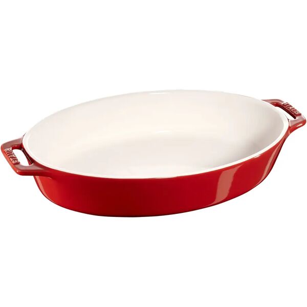 staub ceramique pirofila ovale - 29 cm, ciliegia