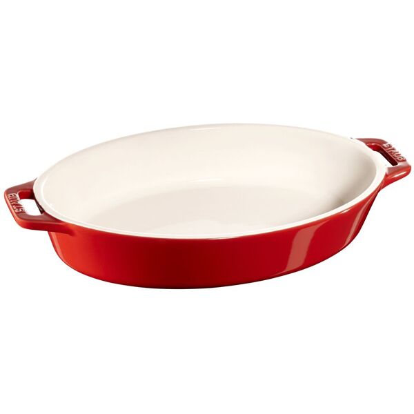 staub ceramique pirofila ovale - 23 cm, ciliegia