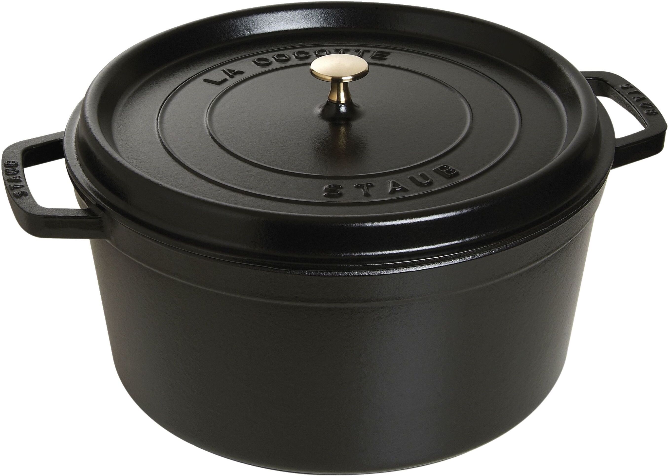 staub la cocotte rotonda - 34 cm, nera