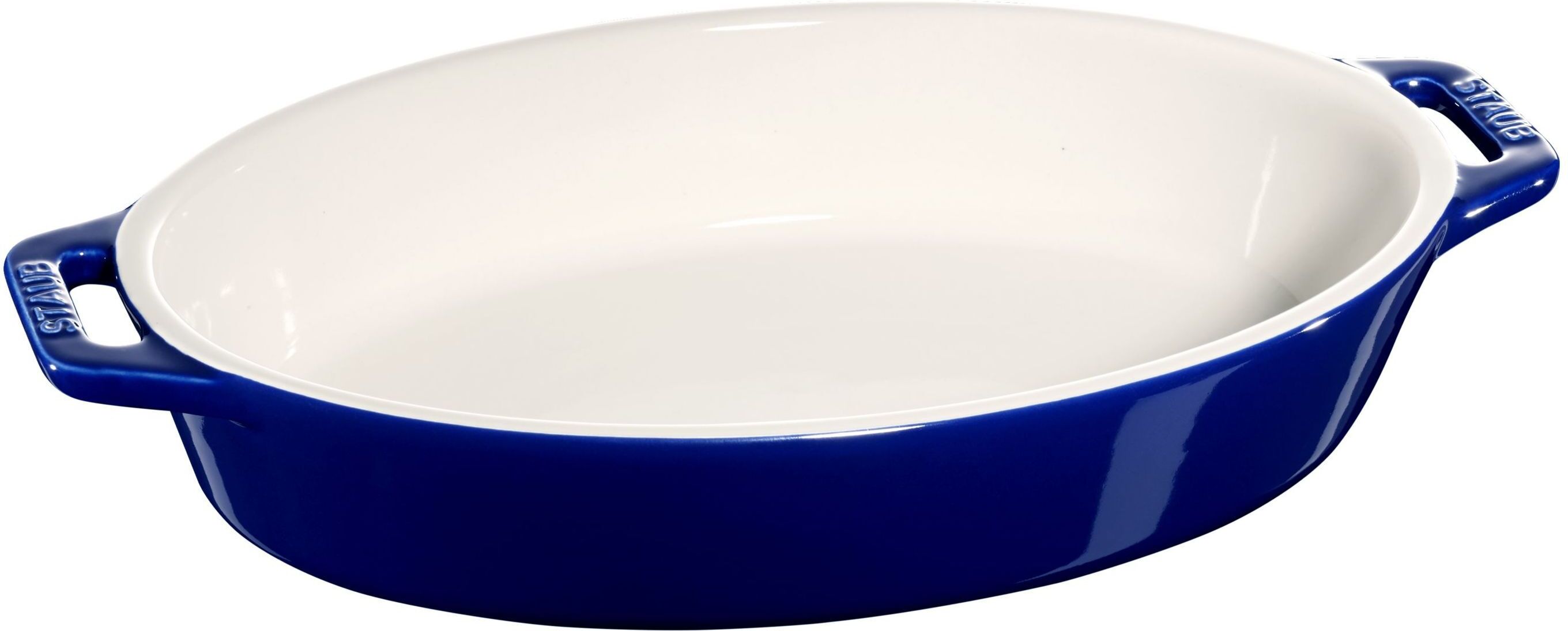 staub ceramique pirofila ovale - 23 cm, blu scuro