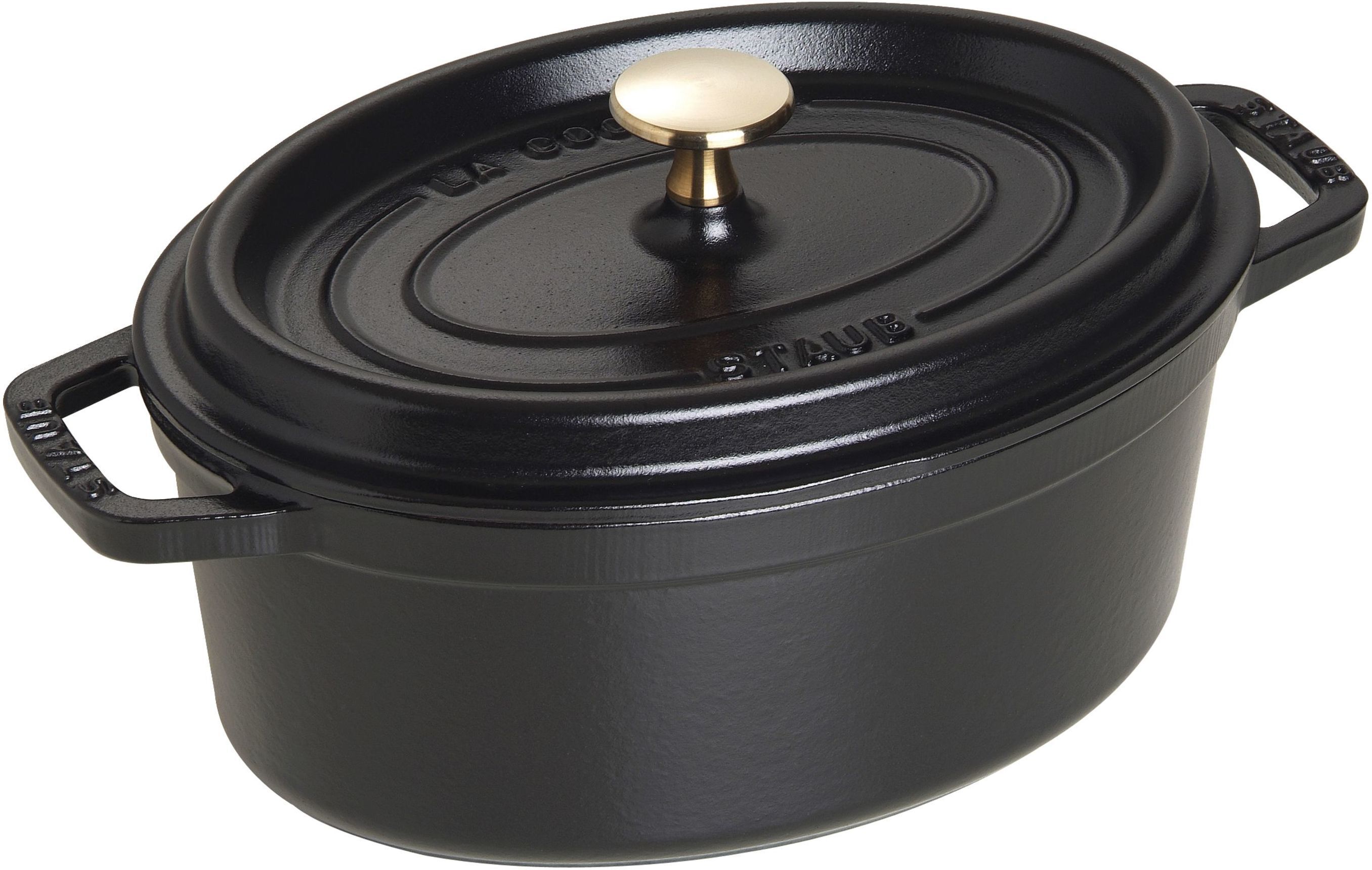 staub la cocotte ovale - 23 cm, nera