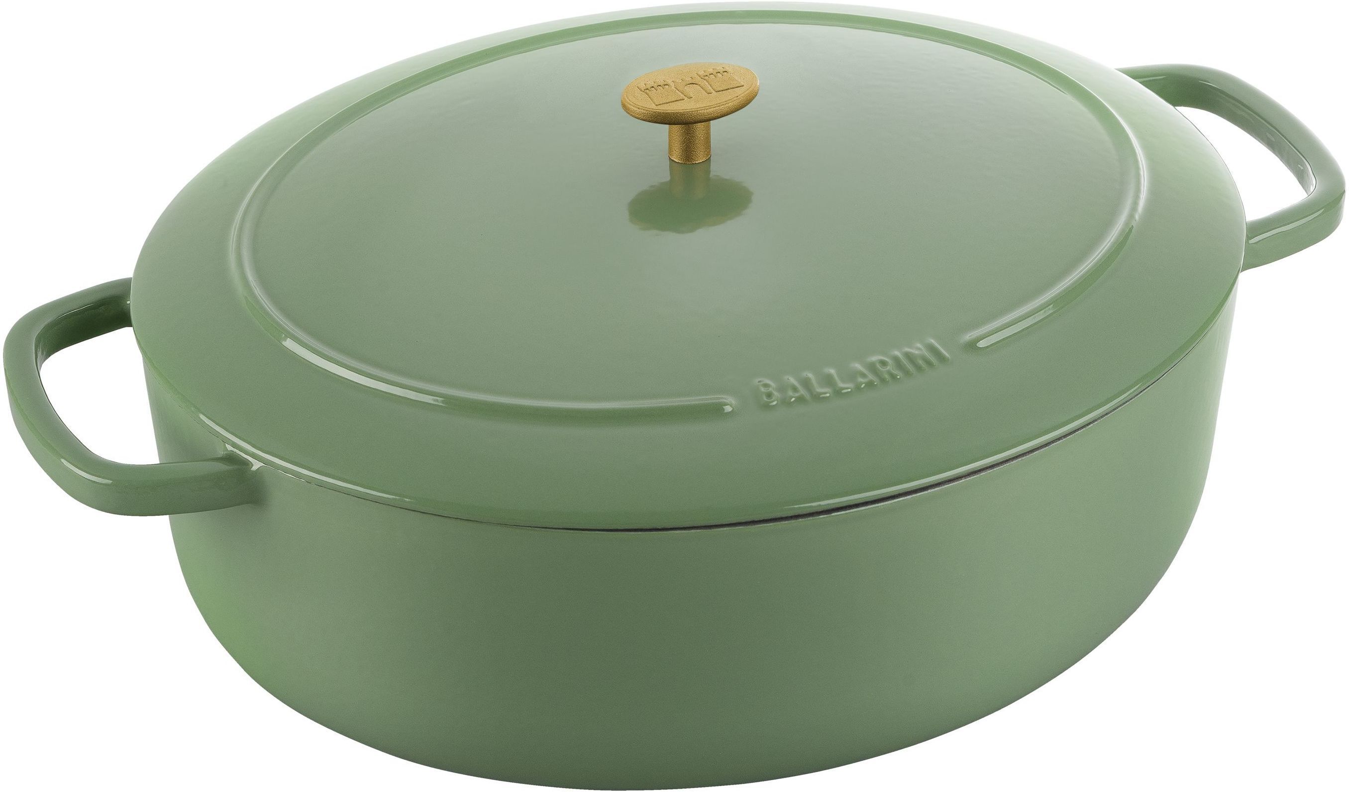 BALLARINI Bellamonte Cocotte ovale - 37 cm, verde