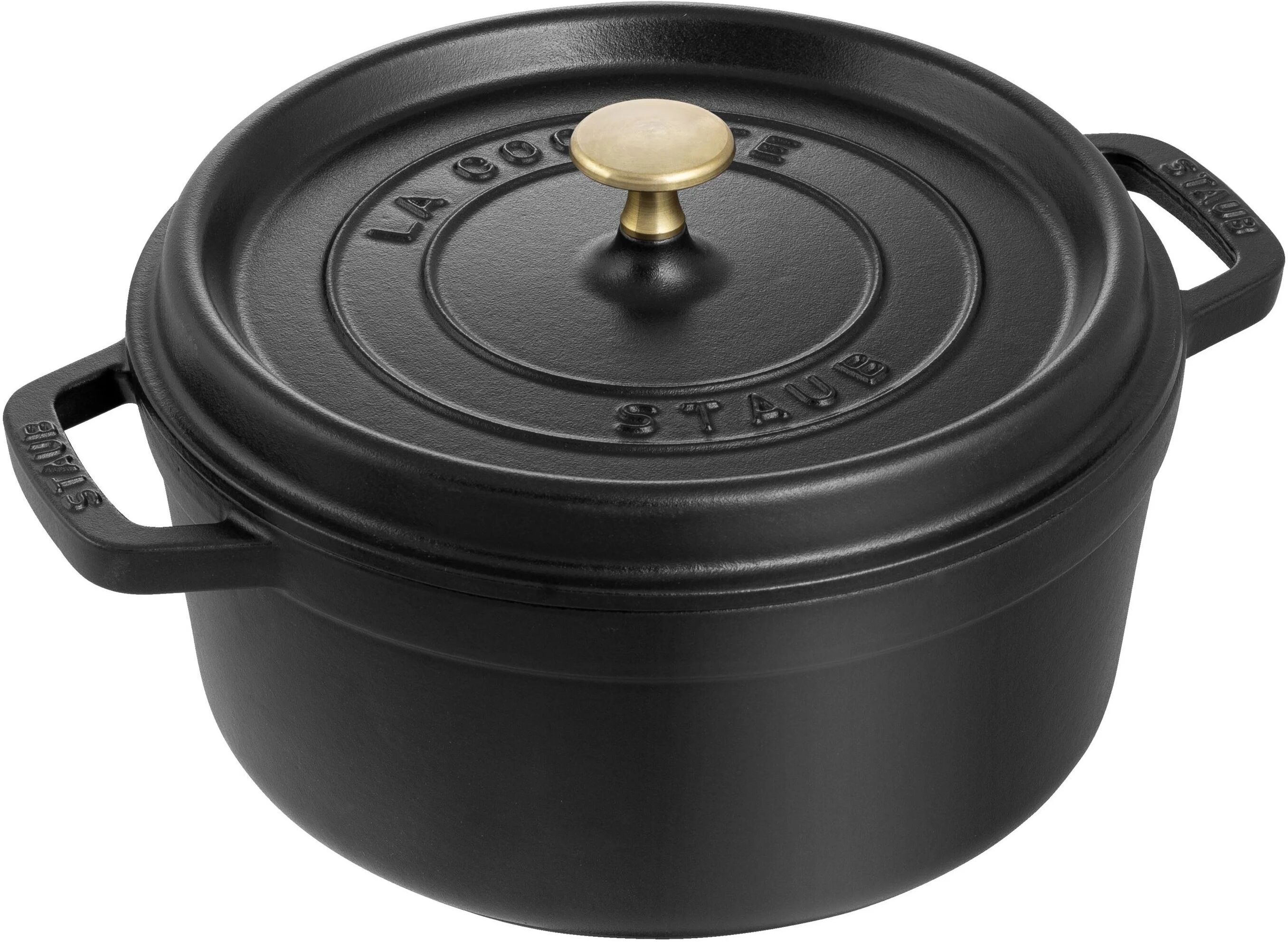 Staub La Cocotte rotonda - 24 cm, Nera