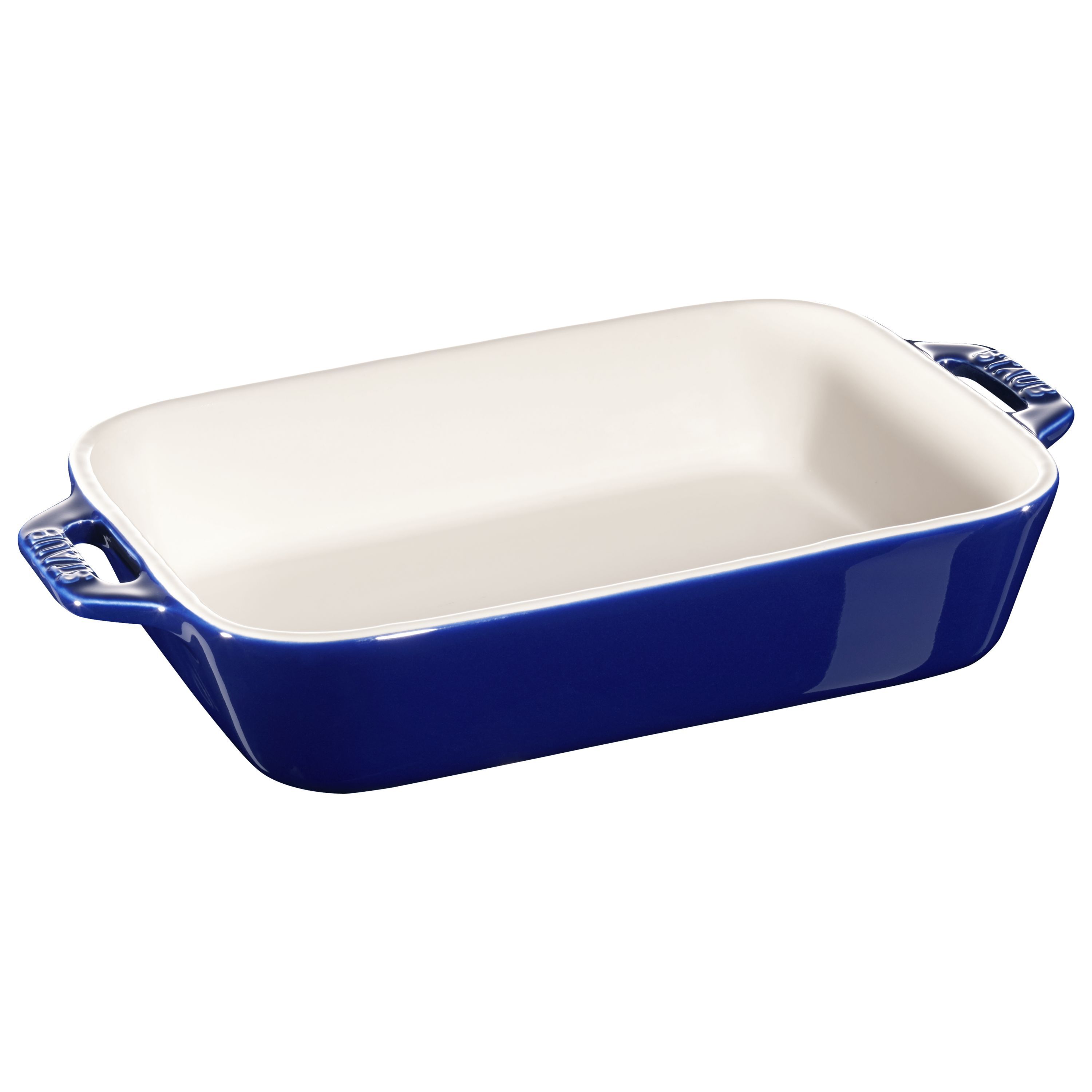 Staub Ceramique Pirofila rettangolare - 20 x 16 cm, blu scuro