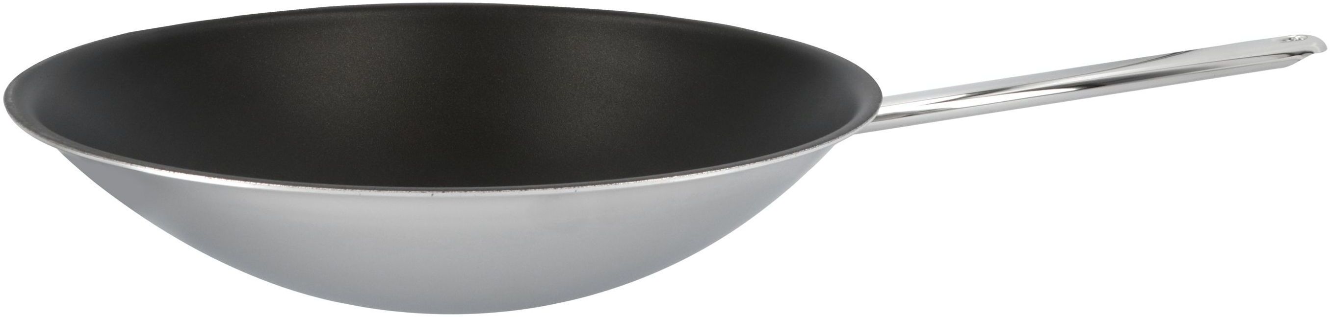 Demeyere ControlInduc X Wok fondo tondo - 36 cm, 18/10 acciaio inossidabile, Duraslide