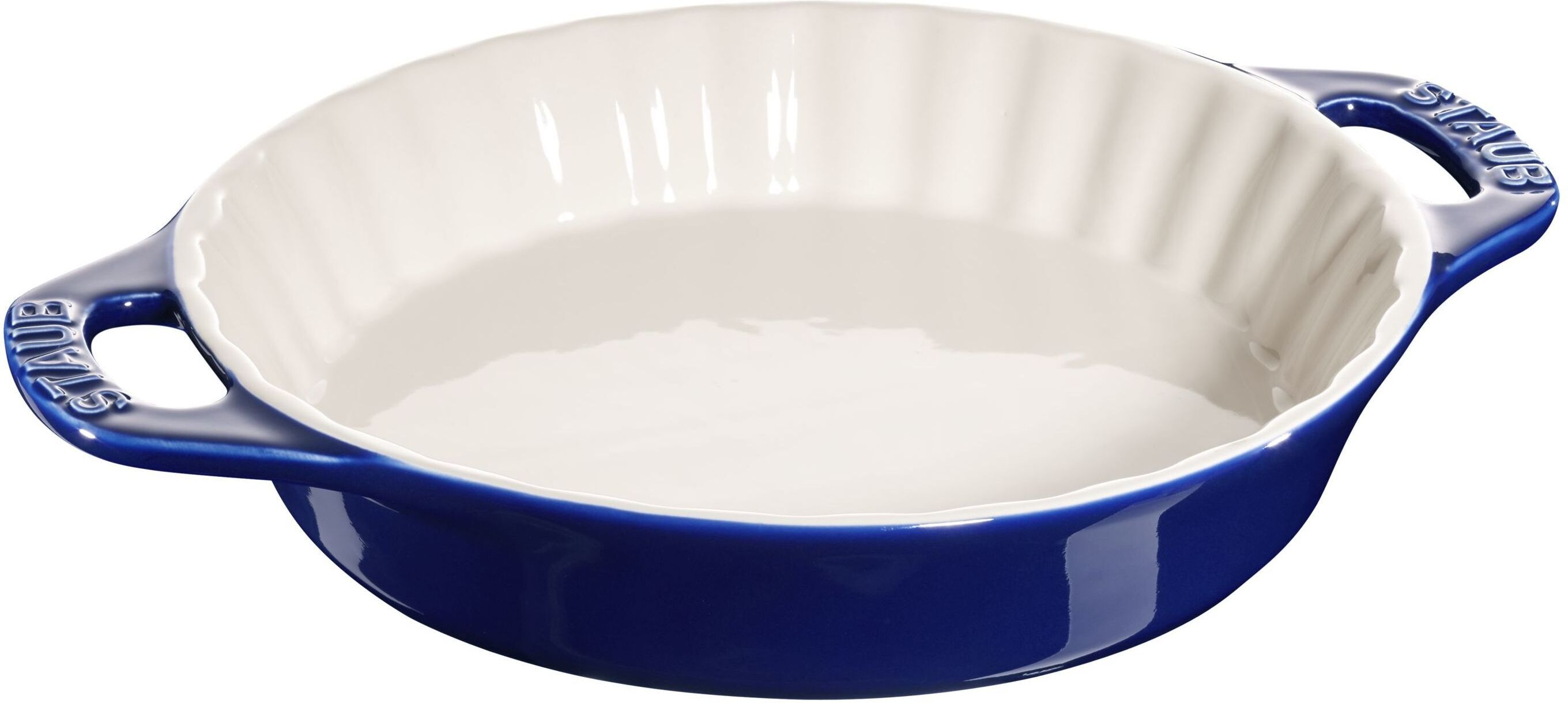 Staub Ceramique Tortiera rotonda - 24 cm, blu scuro