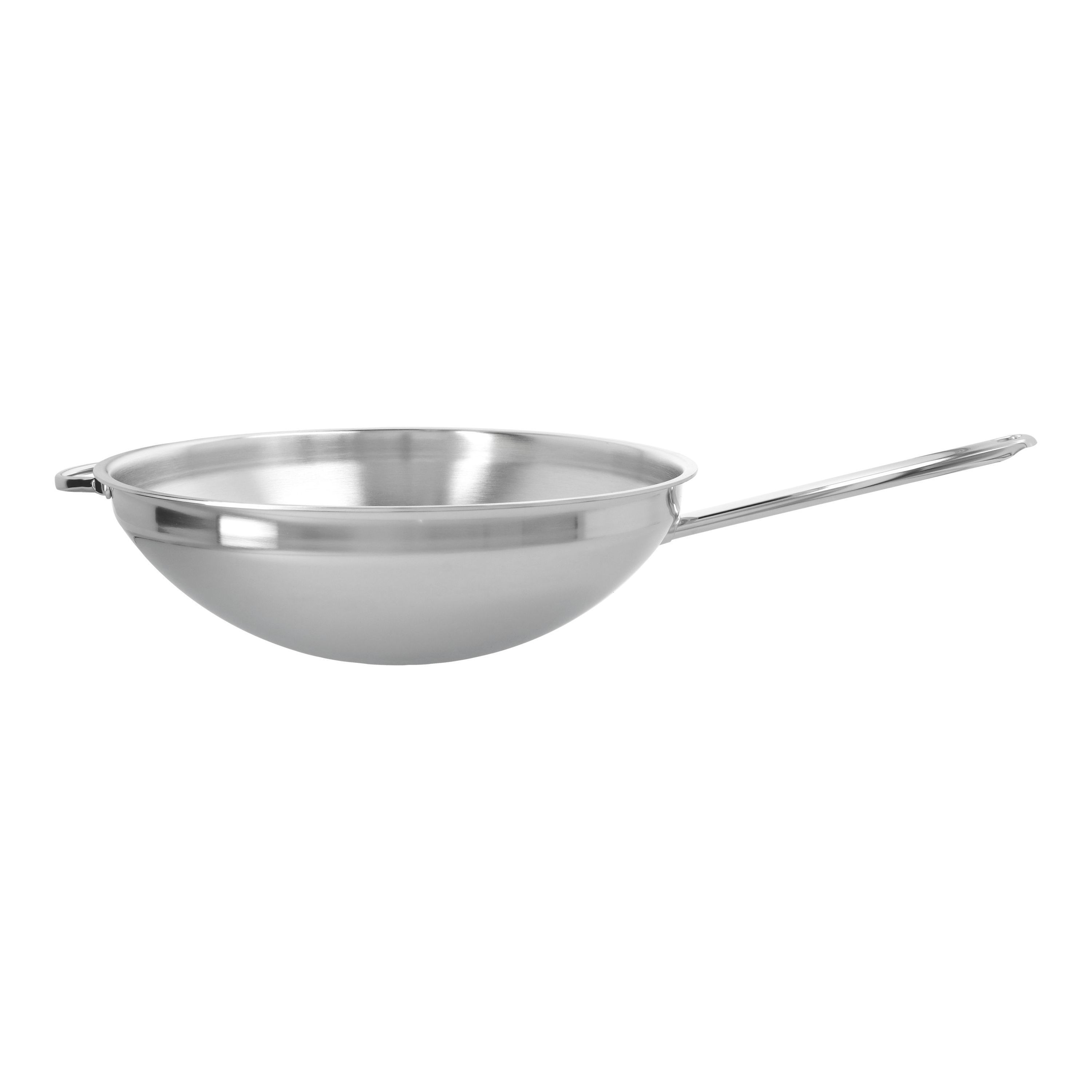 Demeyere Apollo 7 Wok fondo piatto - 36 cm, 18/10 acciaio inossidabile