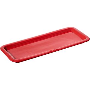 staub ceramique piatto da servizio rettangolare - 36 cm x 14 cm, ciliegia