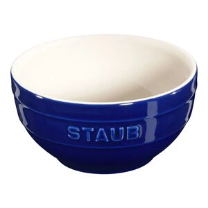 staub ceramique ciotola rotonda - 12 cm, blu scuro